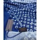 Sciarpa lunga sfumata in denim da donna di Louis Vuitton blu Sciarpa lunga sfumata in denim da donna di Louis Vuitton blu