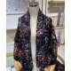 Sciarpa monogramma da donna Louis Vuitton nera Sciarpa monogramma da donna Louis Vuitton nera