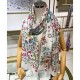 Sciarpa monogramma da donna Louis Vuitton bianca Sciarpa monogramma da donna Louis Vuitton bianca