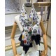 Sciarpa Louis Vuitton da donna Louis Vuitton Match bianca Sciarpa Louis Vuitton da donna Louis Vuitton Match bianca