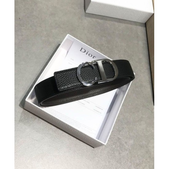 Cintura reversibile Christian Dior con cinturino nero Cintura reversibile Christian Dior con cinturino nero
