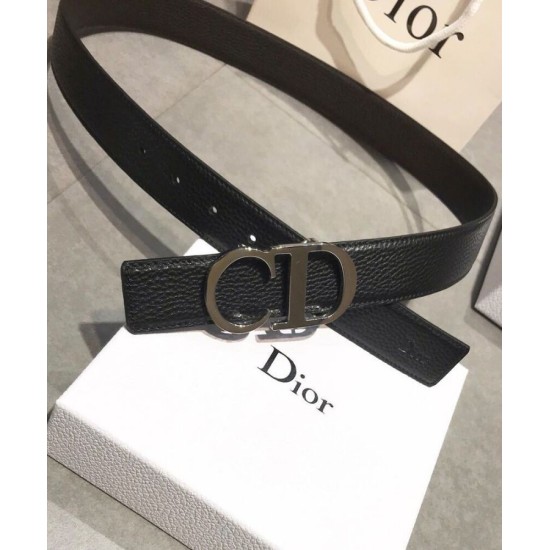 Cintura reversibile Christian Dior con cinturino nero Cintura reversibile Christian Dior con cinturino nero