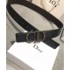 Cintura reversibile Christian Dior con cinturino nero Cintura reversibile Christian Dior con cinturino nero