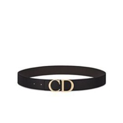 Pari Cintura reversibile Christian Dior con cinturino nero