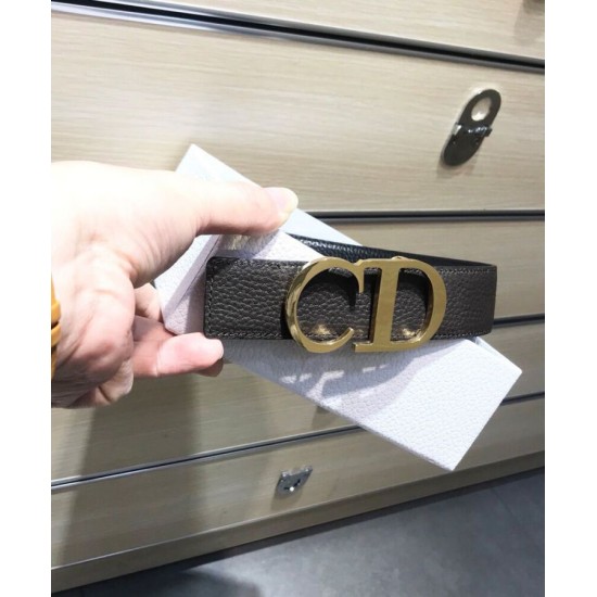 Pari Cintura reversibile Christian Dior con cinturino nero Pari Cintura reversibile Christian Dior con cinturino nero