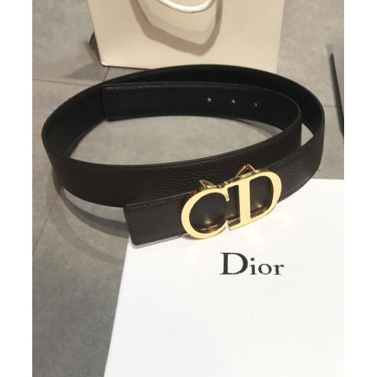 Pari Cintura reversibile Christian Dior con cinturino nero Pari Cintura reversibile Christian Dior con cinturino nero