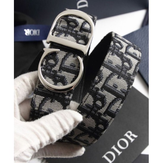 Cinghia reversibile per cintura Christian Dior blu scuro Cinghia reversibile per cintura Christian Dior blu scuro