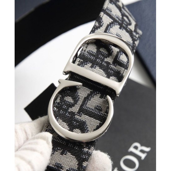 Cinghia reversibile per cintura Christian Dior blu scuro Cinghia reversibile per cintura Christian Dior blu scuro