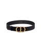 Cintura Christian Dior 30 Montaigne nera Cintura Christian Dior 30 Montaigne nera