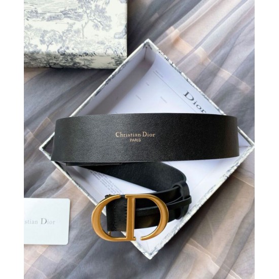 Cintura Christian Dior 30 Montaigne nera Cintura Christian Dior 30 Montaigne nera