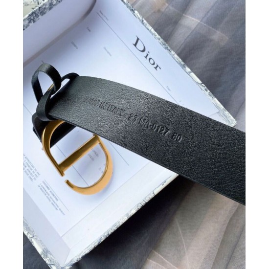 Cintura Christian Dior 30 Montaigne nera Cintura Christian Dior 30 Montaigne nera