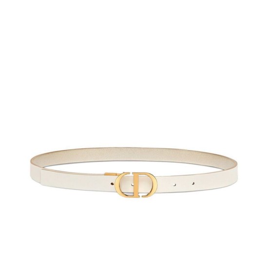 Cintura reversibile Christian Dior 30 Montaigne dorata