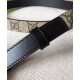 Cintura sottile Gucci GG Marmont nera Cintura sottile Gucci GG Marmont nera