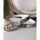 Cintura sottile Gucci GG Marmont bianca Cintura sottile Gucci GG Marmont bianca