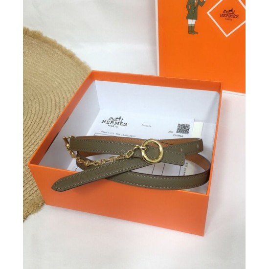 Pari Cintura in pelle Hermes Epsom Glod Hardware grigio Pari Cintura in pelle Hermes Epsom Glod Hardware grigio