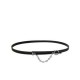 Hermes Epsom Cintura in pelle argento hardware nero Hermes Epsom Cintura in pelle argento hardware nero