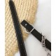 Hermes Epsom Cintura in pelle argento hardware nero Hermes Epsom Cintura in pelle argento hardware nero