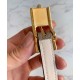 Hermes Lucky 15 cintura reversibile cachi