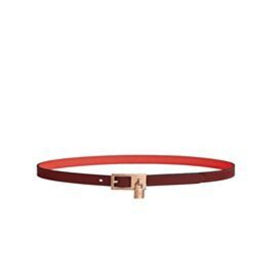 Pari Cintura reversibile Hermes Lucky 15 rossa Pari Cintura reversibile Hermes Lucky 15 rossa