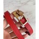 Pari Cintura reversibile Hermes Lucky 15 rossa Pari Cintura reversibile Hermes Lucky 15 rossa