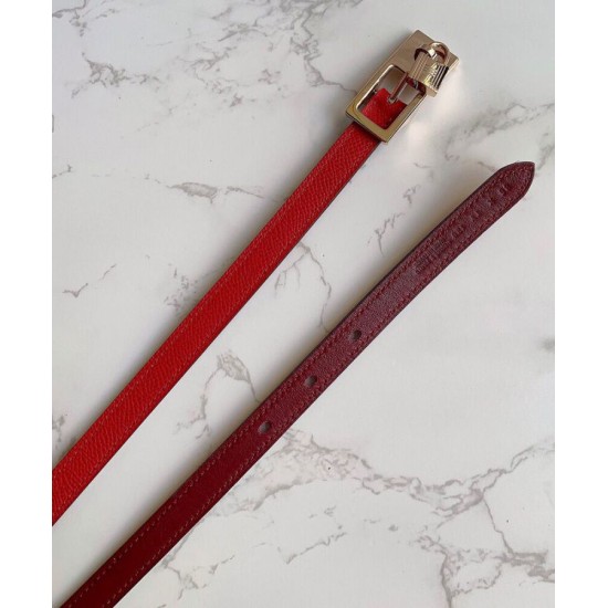 Pari Cintura reversibile Hermes Lucky 15 rossa Pari Cintura reversibile Hermes Lucky 15 rossa