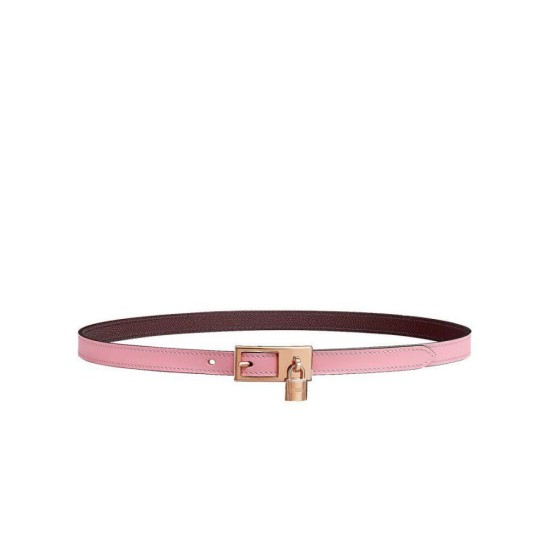 Pari Cintura reversibile Hermes Lucky 15 color malva Pari Cintura reversibile Hermes Lucky 15 color malva