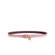 Pari Cintura reversibile Hermes Lucky 15 color malva Pari Cintura reversibile Hermes Lucky 15 color malva