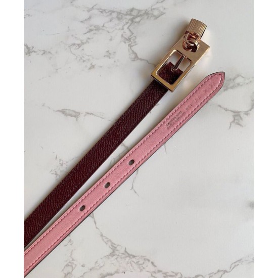 Pari Cintura reversibile Hermes Lucky 15 color malva Pari Cintura reversibile Hermes Lucky 15 color malva