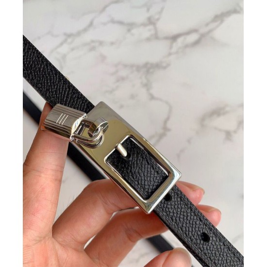 Pari Cintura reversibile Hermes Lucky 15 nera Pari Cintura reversibile Hermes Lucky 15 nera