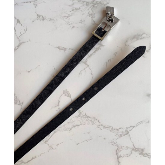 Pari Cintura reversibile Hermes Lucky 15 nera Pari Cintura reversibile Hermes Lucky 15 nera