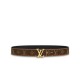 Cintura reversibile Louis Vuitton LV Chain 30mm marrone Cintura reversibile Louis Vuitton LV Chain 30mm marrone