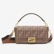 Borsa Fendi Baguette media FF grigia Borsa Fendi Baguette media FF grigia