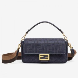 Fendi Baguette Media FF Blu