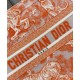 Christian Dior Medium Dior Book Tote arancione