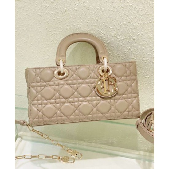 Borse Christian Dior Lady D-Joy Albicocca Borse Christian Dior Lady D-Joy Albicocca