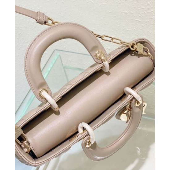 Borse Christian Dior Lady D-Joy Albicocca Borse Christian Dior Lady D-Joy Albicocca