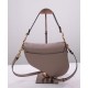 Borsa da sella Christian Dior con cinturino caffè scuro Borsa da sella Christian Dior con cinturino caffè scuro