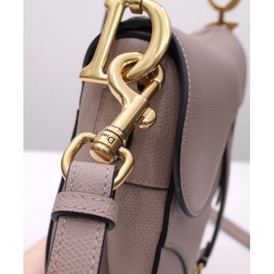 Borsa da sella Christian Dior con cinturino caffè scuro Borsa da sella Christian Dior con cinturino caffè scuro