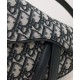 Borsa Christian Dior Mini Saddle Con Tracolla Blu Scuro Borsa Christian Dior Mini Saddle Con Tracolla Blu Scuro