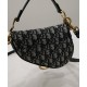Borsa Christian Dior Mini Saddle Con Tracolla Blu Scuro Borsa Christian Dior Mini Saddle Con Tracolla Blu Scuro
