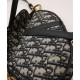 Borsa Christian Dior Mini Saddle Con Tracolla Blu Scuro Borsa Christian Dior Mini Saddle Con Tracolla Blu Scuro
