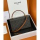 Celine Box Triomphe In Tela Triomphe E Pelle Di Vitello Caffè Celine Box Triomphe In Tela Triomphe E Pelle Di Vitello Caffè