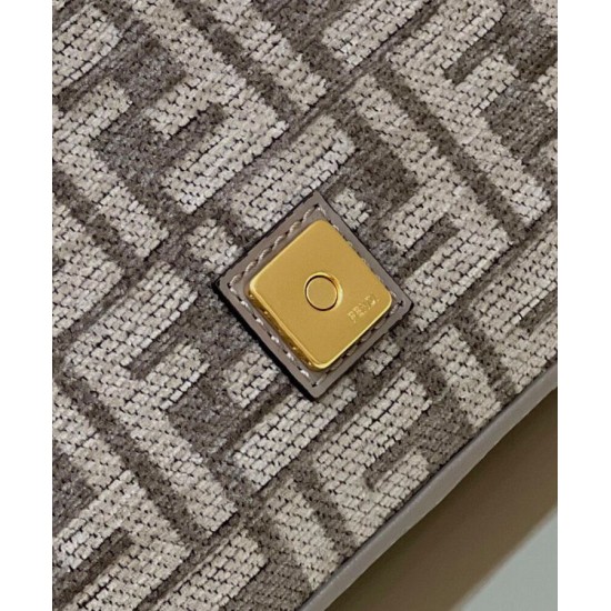 Replica Fendi Baguette 8BR6009 Grigio imitazioni Miglior Prezzo Fendi Baguette 8BR6009 Grigio Replica