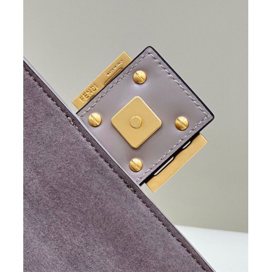 Replica Fendi Baguette 8BR6009 Grigio imitazioni Miglior Prezzo Fendi Baguette 8BR6009 Grigio Replica