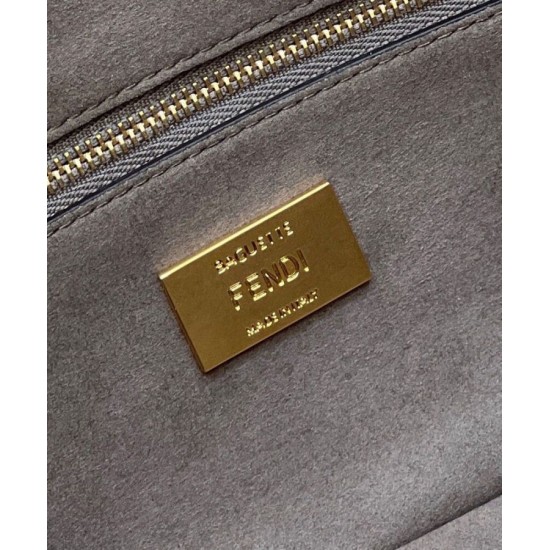 Replica Fendi Baguette 8BR6009 Grigio imitazioni Miglior Prezzo Fendi Baguette 8BR6009 Grigio Replica