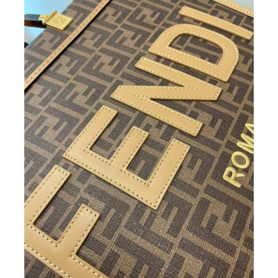 Fendi Sunshine Large 8BH372 Albicocca Fendi Sunshine Large 8BH372 Albicocca