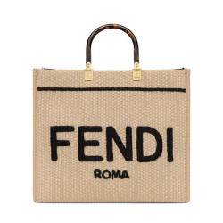 Borse tote media Fendi Sunshine 8BH386 Albicocca
