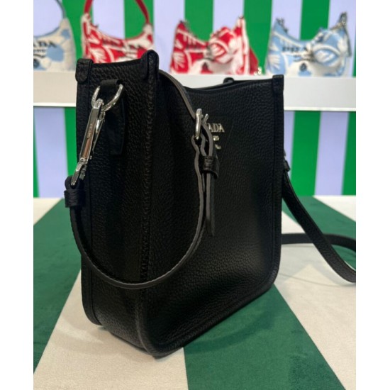 Mini borsa a tracolla Prada 1BH191 nera Mini borsa a tracolla Prada 1BH191 nera