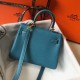 Borse Hermes Mini Kelly 20cm Blue Jean Borse Hermes Mini Kelly 20cm Blue Jean