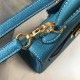 Borse Hermes Mini Kelly 20cm Blue Jean Borse Hermes Mini Kelly 20cm Blue Jean